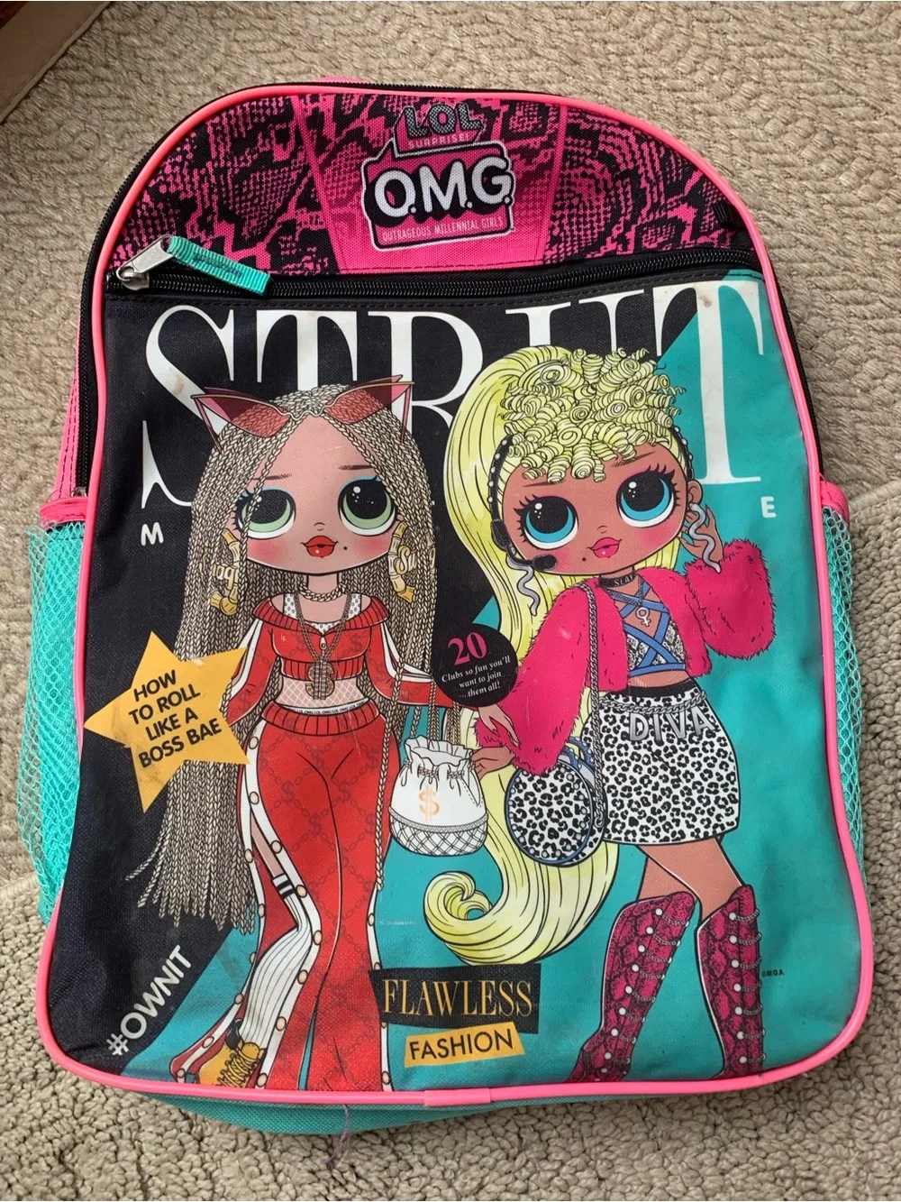 L.O.L. Surprise! Backpack - Teal, Pink, Black